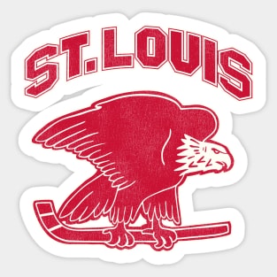 Defunct St Louis Eagles Hockey Team Sticker